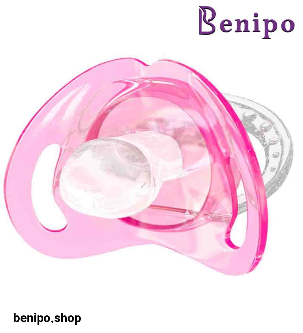 پستانك ارتودنسي ارسال با رنگ رندوم قابدار مناسب 0 تا 6 ماه