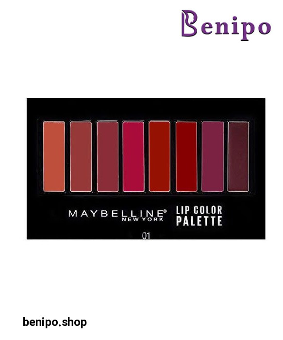 پالت رژ لب 8 رنگ