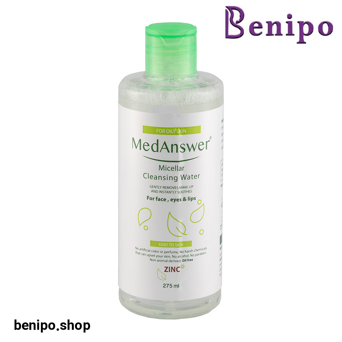 میسلار واتر مناسب پوست چرب حجم 275 میلی لیتر