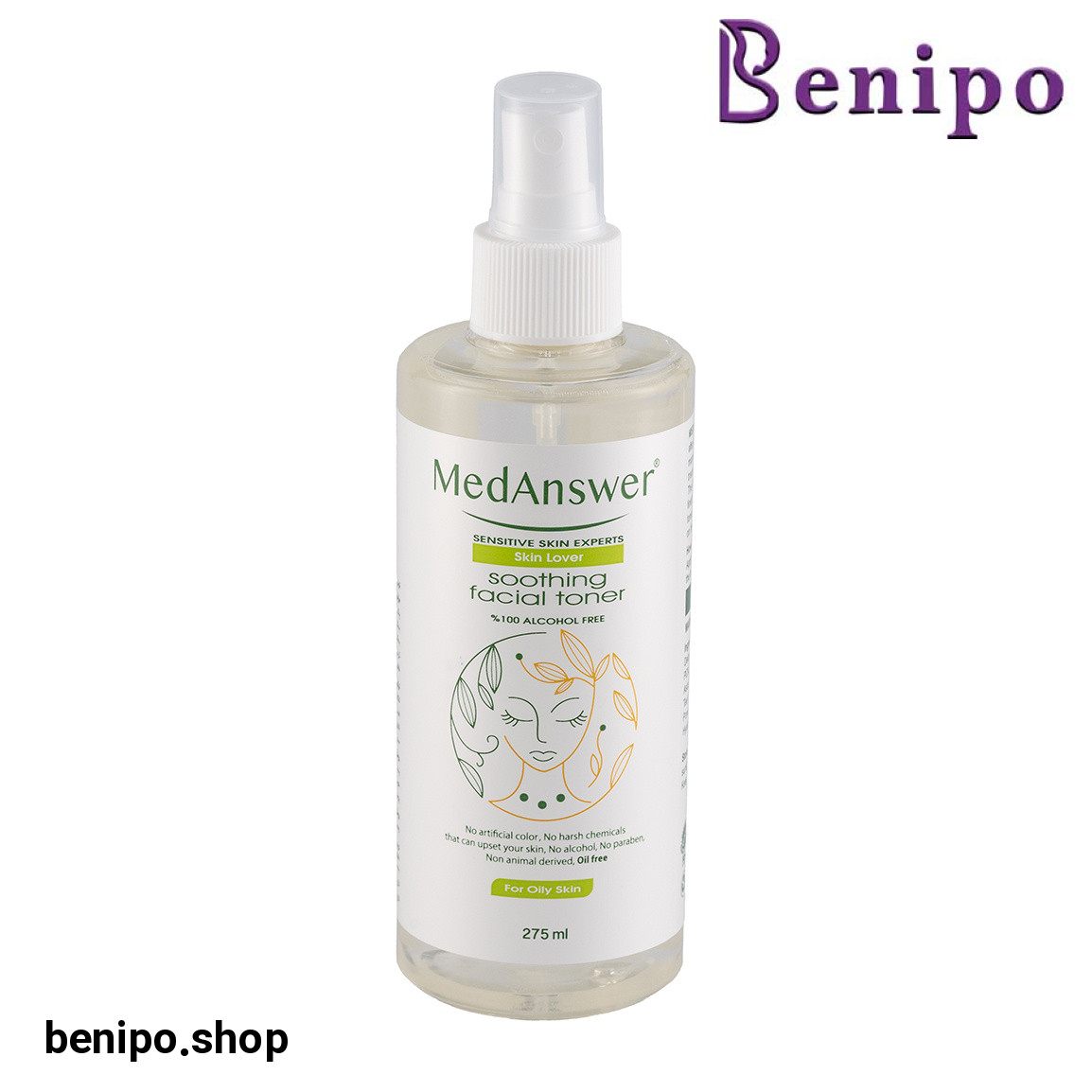 تونر مناسب پوست چرب حجم 275 میلی لیتر
