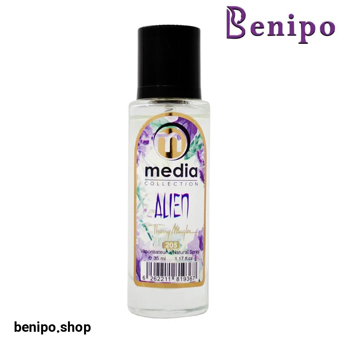 عطر جیبی زنانه مدل Alien حجم 35 میلی لیتر