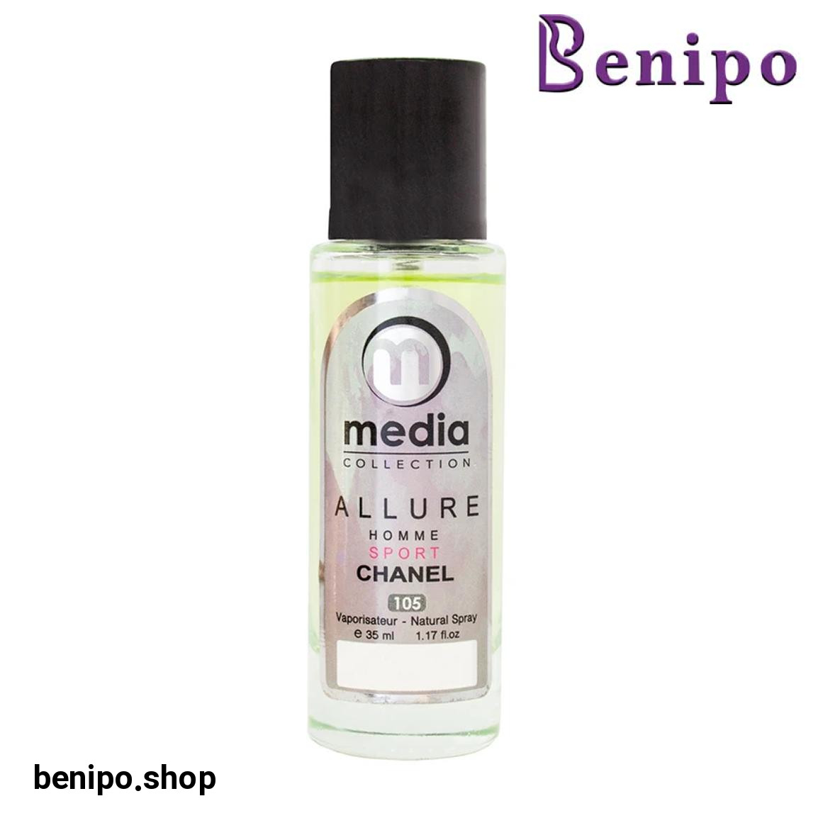 عطر جیبی مردانه مدل Allure Sport Chanel حجم 35 میلی لیتر