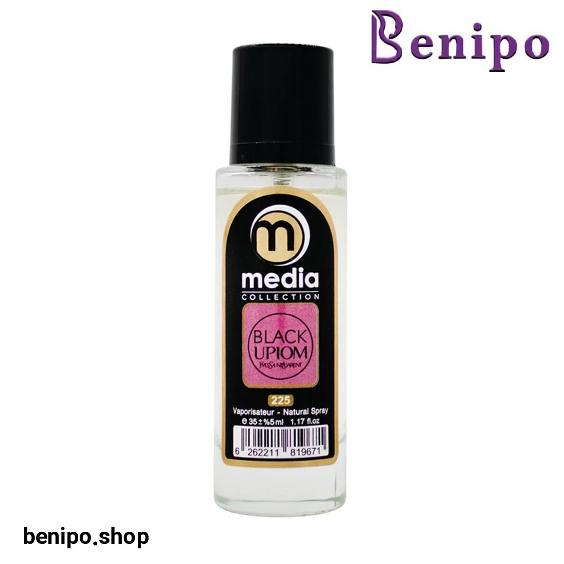 عطر جیبی زنانه مدل Black Upiom حجم 35 میلی لیتر