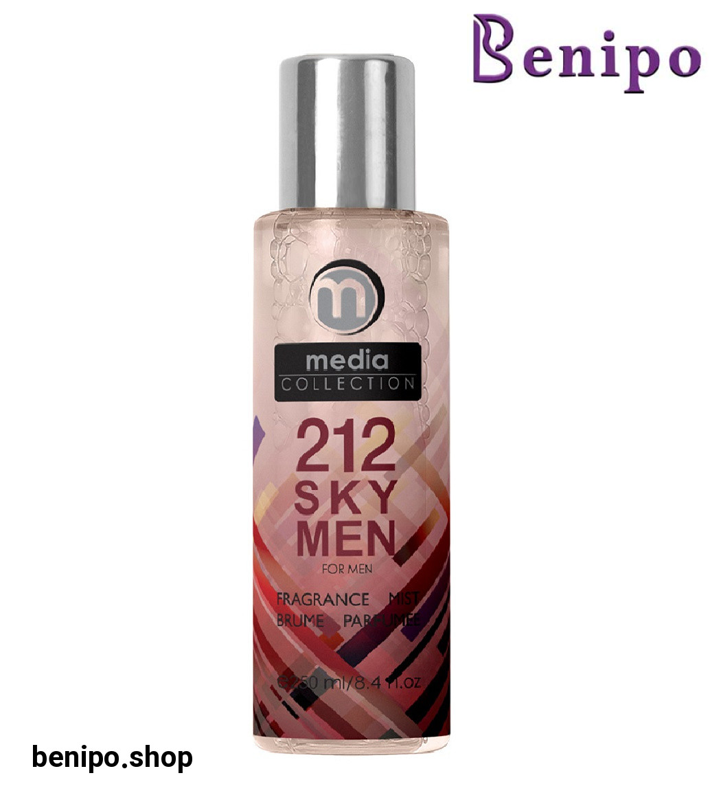 بادی اسپلش مردانه مدل 212Sky Men حجم 250 میلی لیتر