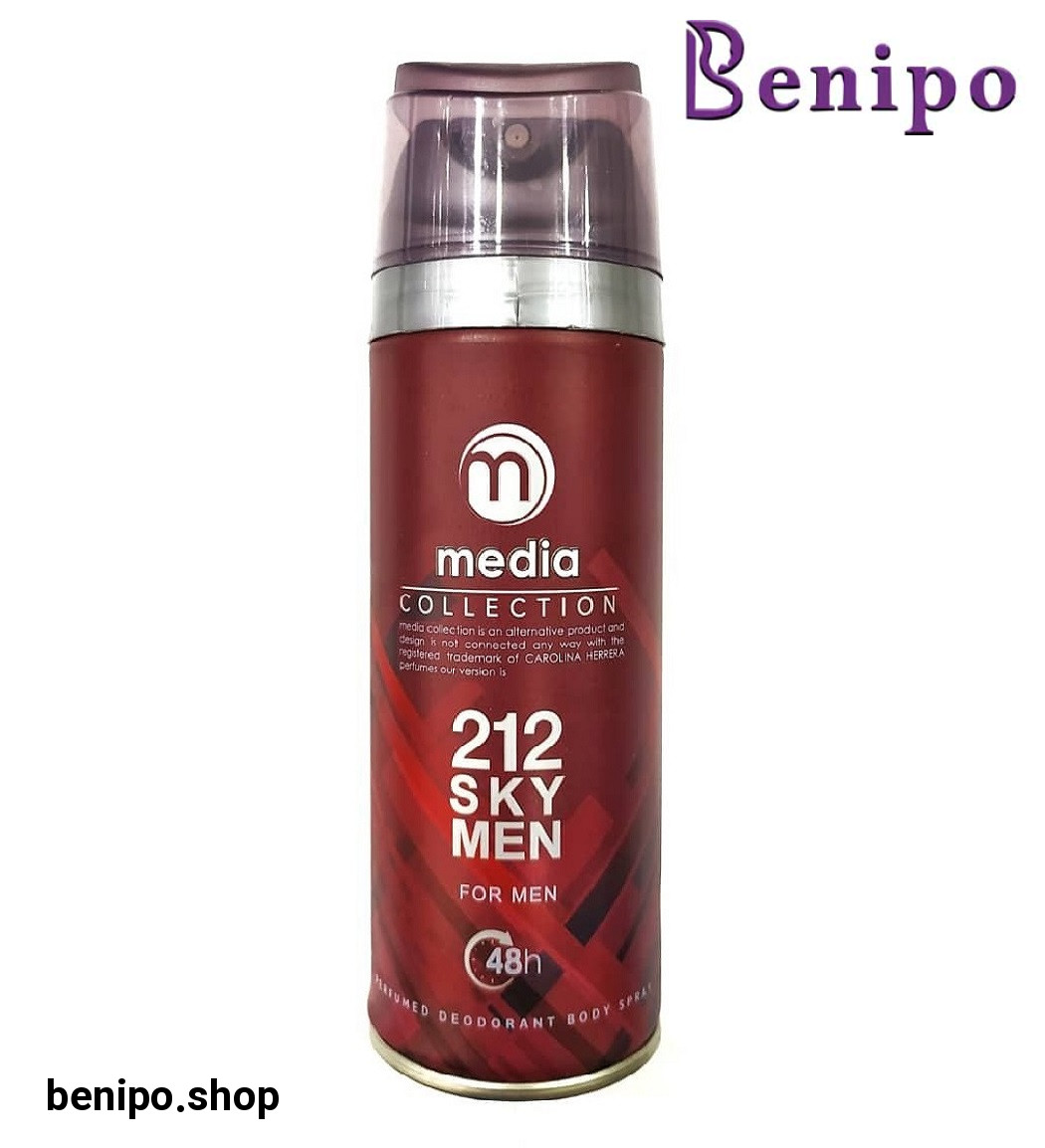 اسپری بدن مردانه طرح جدید مدل 212 Sky Men حجم 200میل