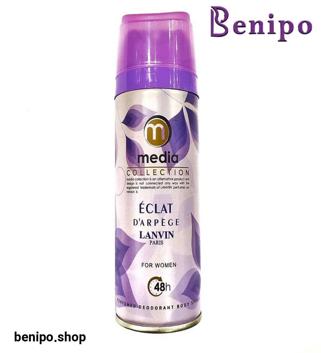 اسپری بدن زنانه طرح جدید مدل اکلت حجم 200میل