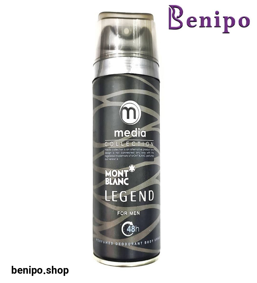 اسپری خوشبو کننده بدن مردانه مدل Mont Blanc حجم 200میلی لیتر