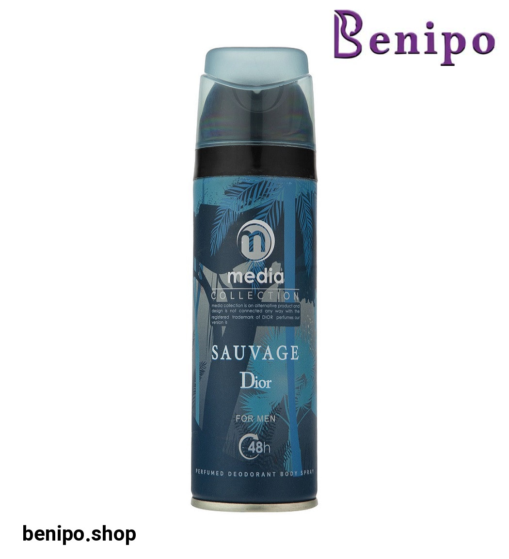 اسپری بدن مردانه طرح جدید مدل Sauvage Dior حجم 200میلی لیتر