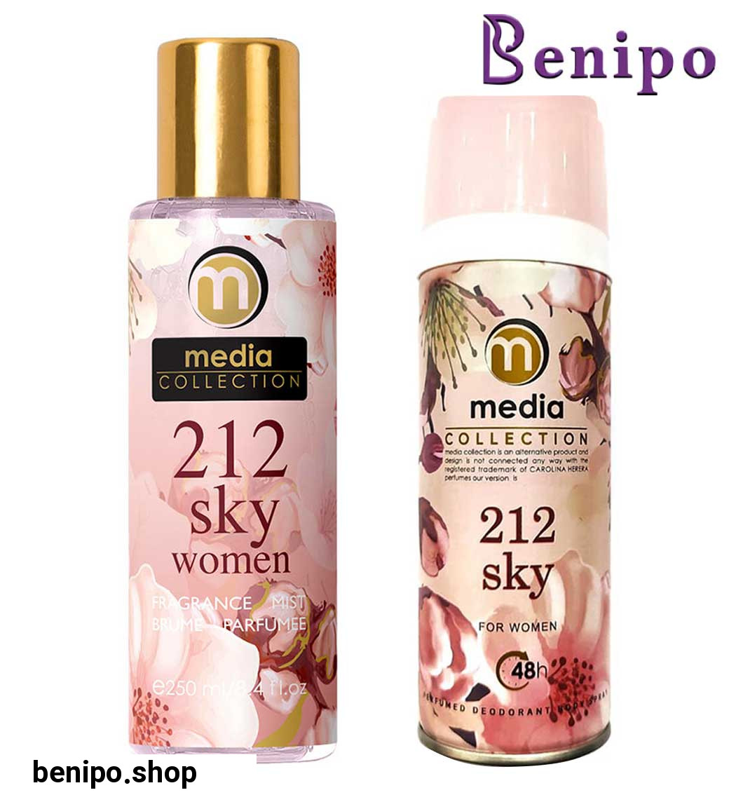 پک دو عددی اسپری و بادی اسپلش زنانه 212 اسکای