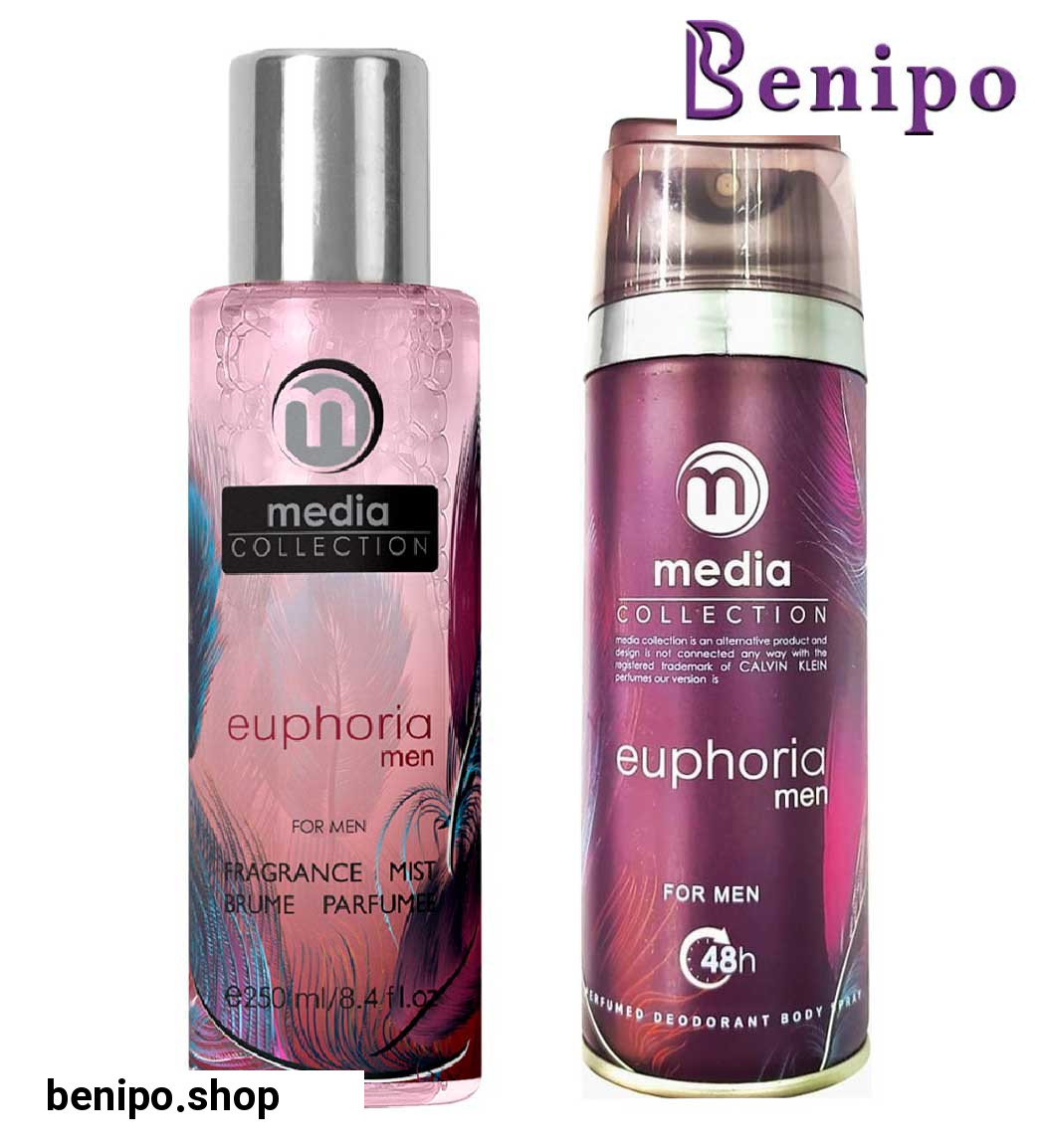 پک دو عددی اسپری و بادی اسپلش مردانه ایفوریا