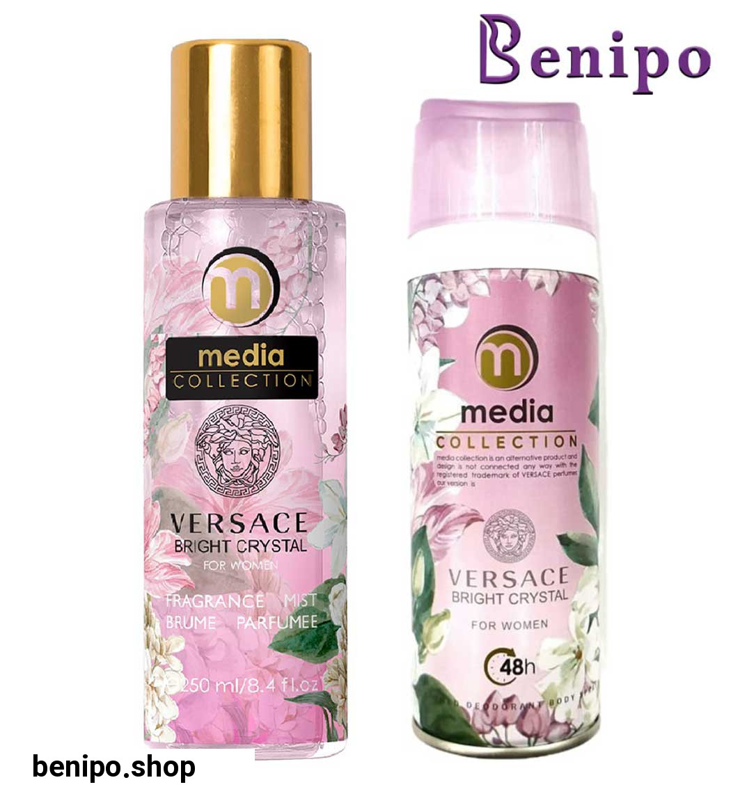 پک دو عددی اسپری و بادی اسپلش زنانه ورساچه برات کریستال