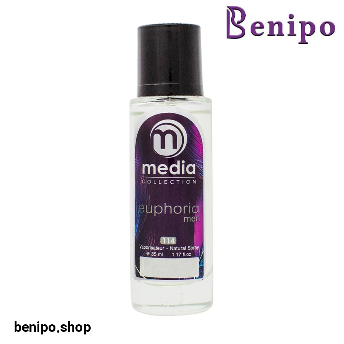 عطر جیبی مردانه مدیا مدل Euphoria حجم 35 میلی لیتر