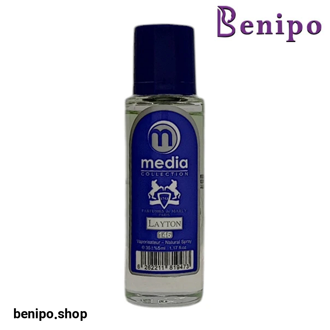 عطر جیبی مردانه مدل Layton حجم 35 میلی لیتر