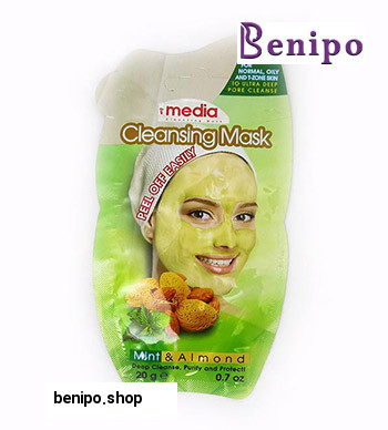 ماسک پیل آف صورت نعناع و بادام