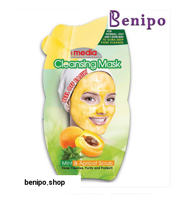 ماسک پیل آف صورت نعناع و زردآلو