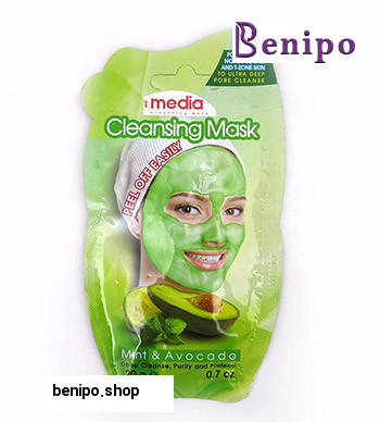 ماسک پیل آف صورت نعناع و آووکادو