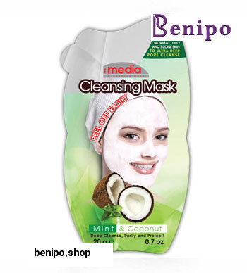 ماسک پیل آف صورت نعناع و نارگیل