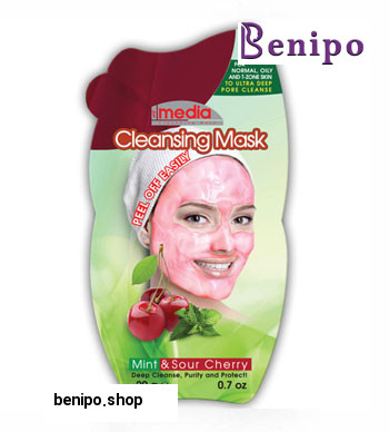 ماسک پیل آف صورت نعناع  و آلبالو