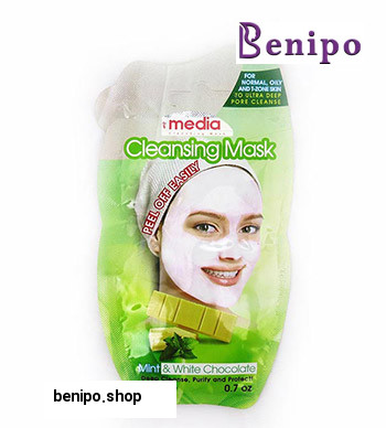 ماسک پیل آف صورت نعناع و شکلات سفید