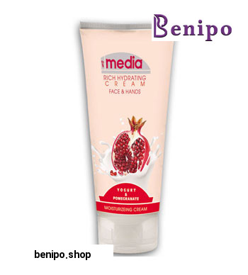 کرم مرطوب کننده دست و صورت ماست و انار