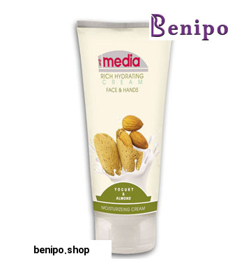 کرم مرطوب کننده دست و صورت ماست و بادام