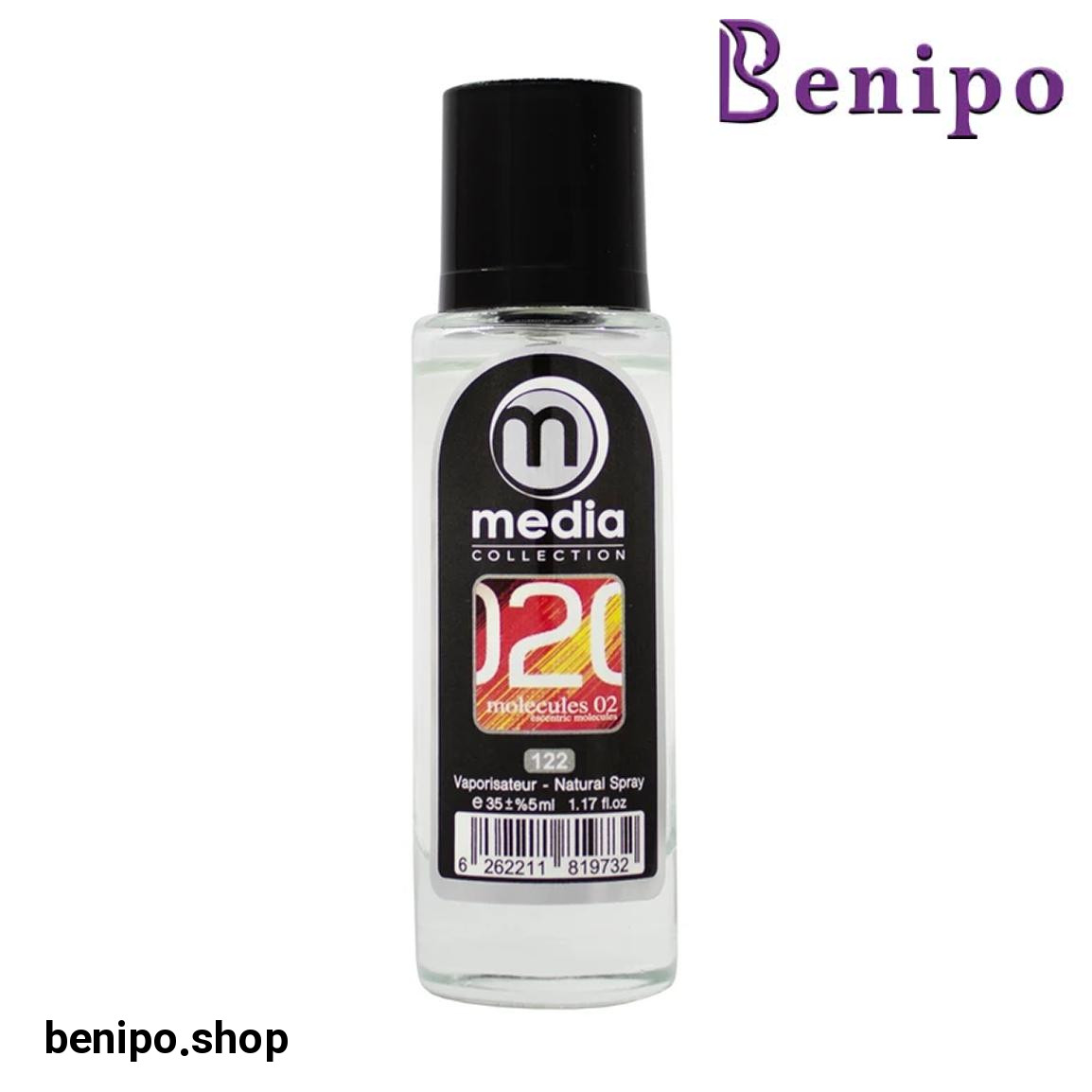 عطر جیبی مردانه مدل Molecule 020 حجم 35 میلی لیتر