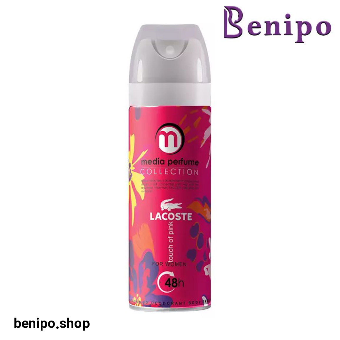 اسپری بدن زنانه Touch Of Pink Lacoste حجم 200میل