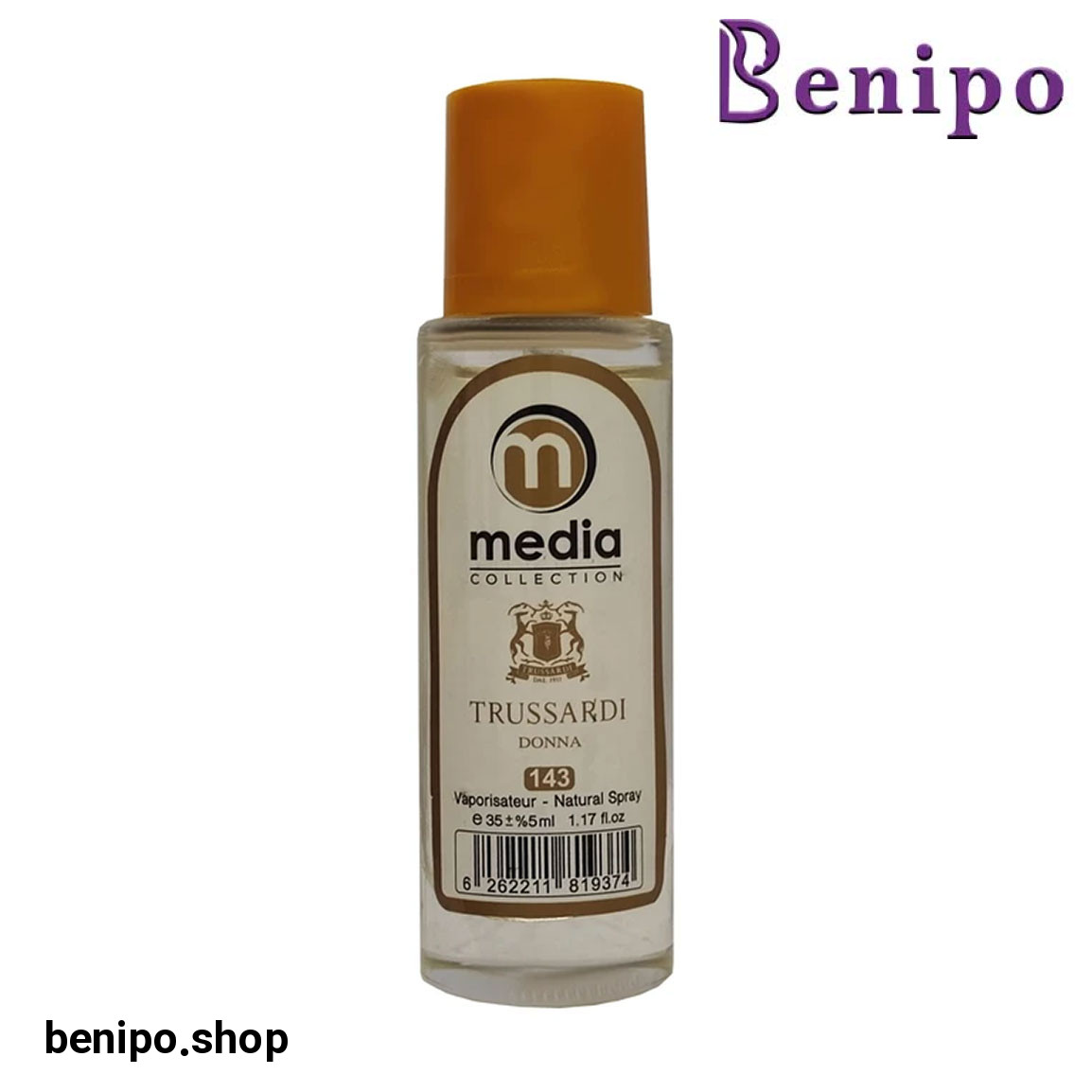 عطر جیبی زنانه مدل Trussardi Donna حجم 35 میلی لیتر