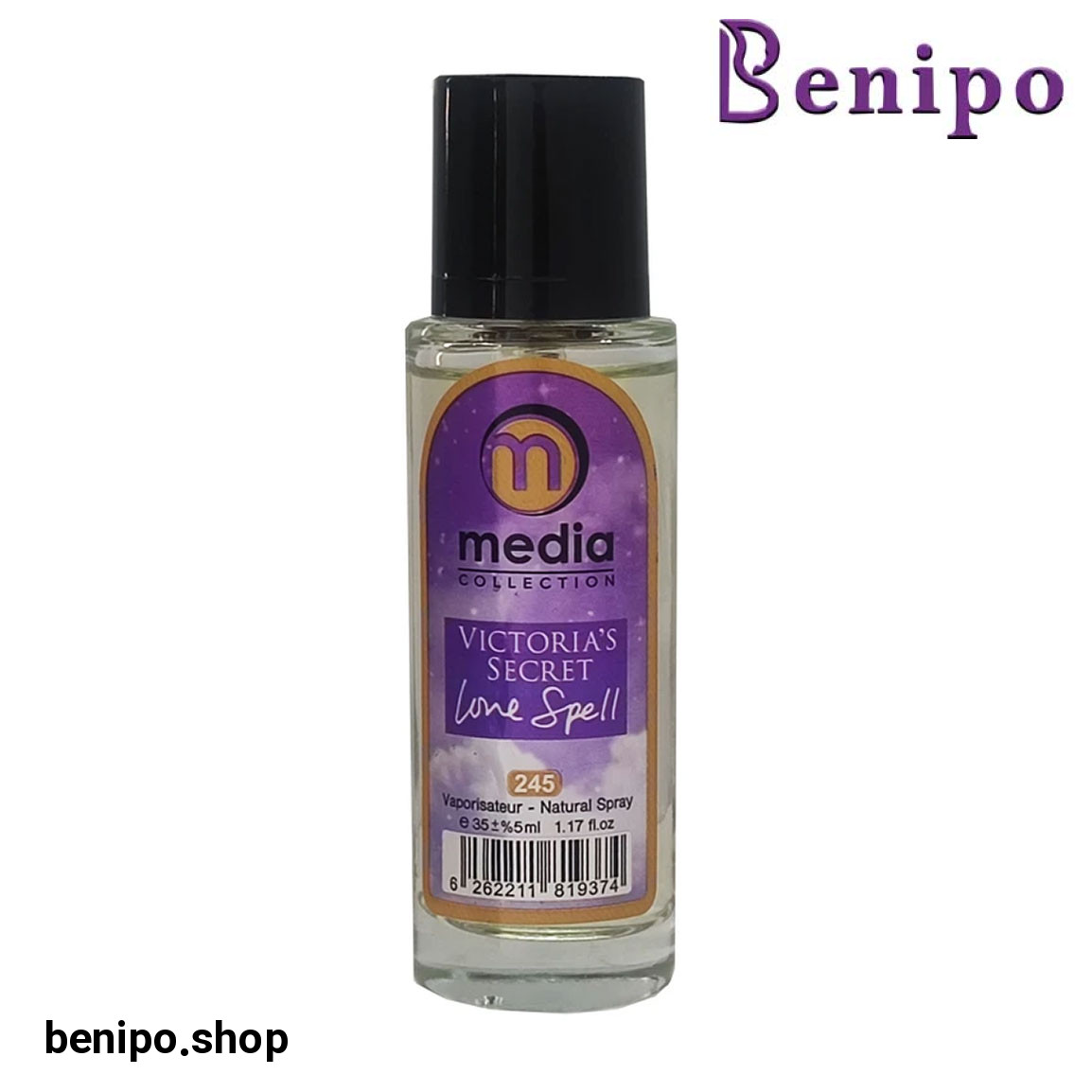 عطر جیبی زنانه مدل victoria secret love spell حجم 35 میلی لیتر