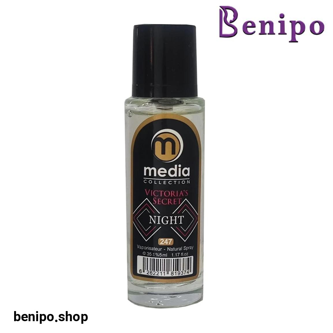 عطر جیبی زنانه مدل Victoria Secret Night حجم 35 میلی لیتر