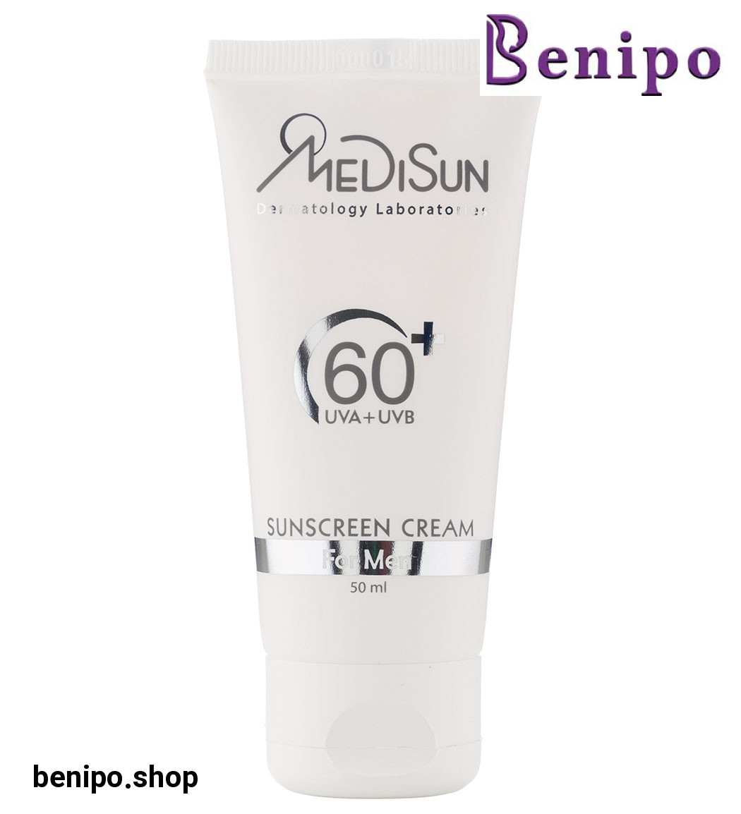 کرم ضد آفتاب مناسب آقایان دارای SPF60 حجم 50 میل