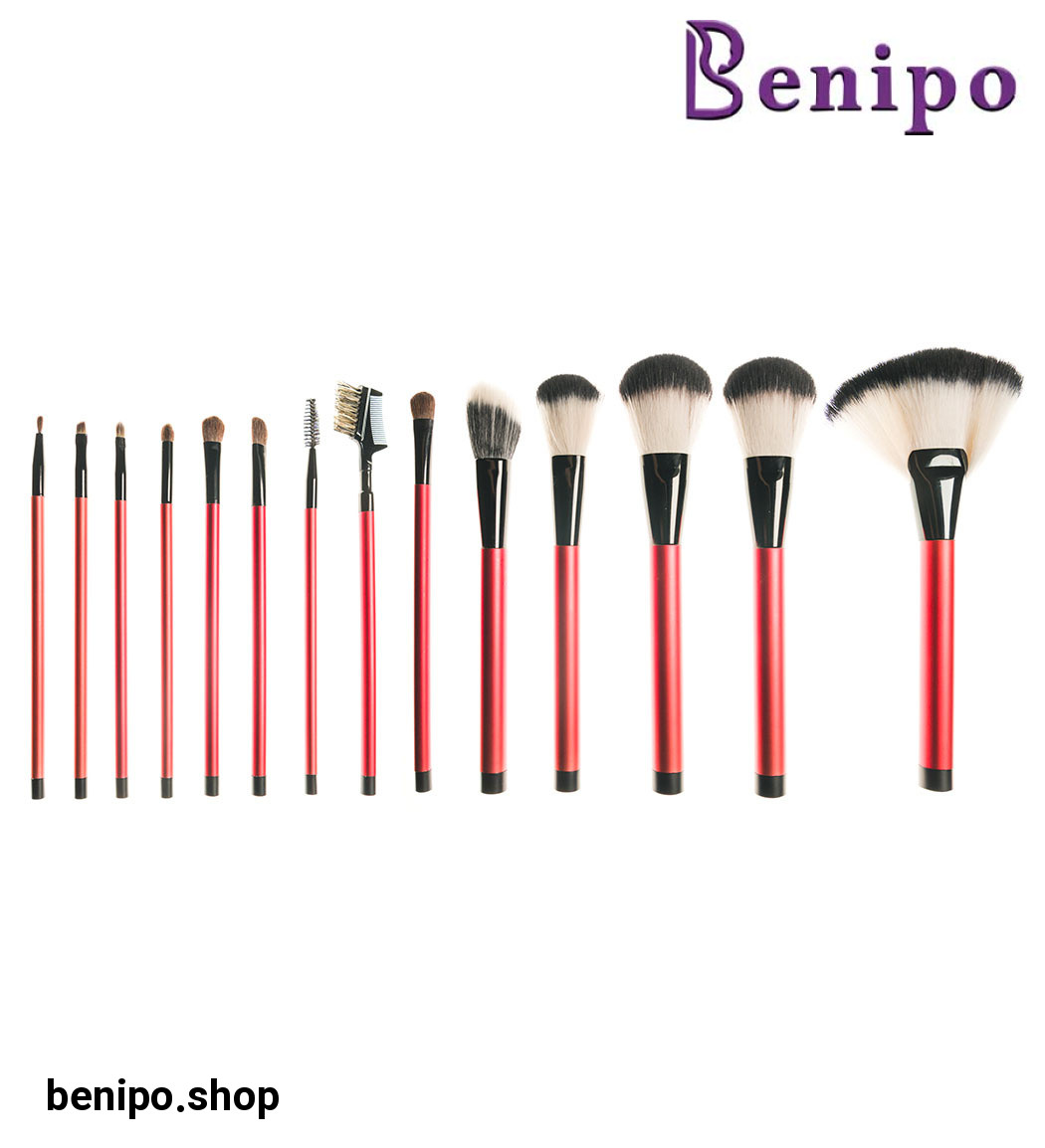 ست براش آرایشی 13 عددی همراه با کیف