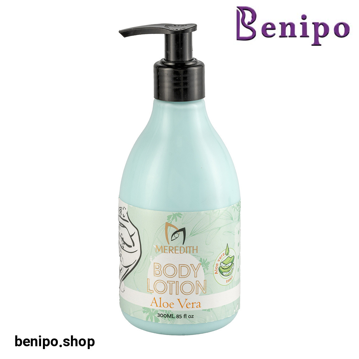 لوسیون بدن حاوی آلوئه ورا مناسب پوست حساس حجم 300 میلی لیتر