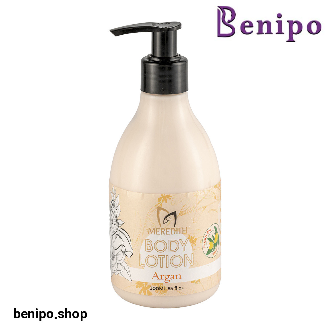 لوسیون بدن حاوی آرگان مناسب انواع پوست حجم 300 میلی لیتر