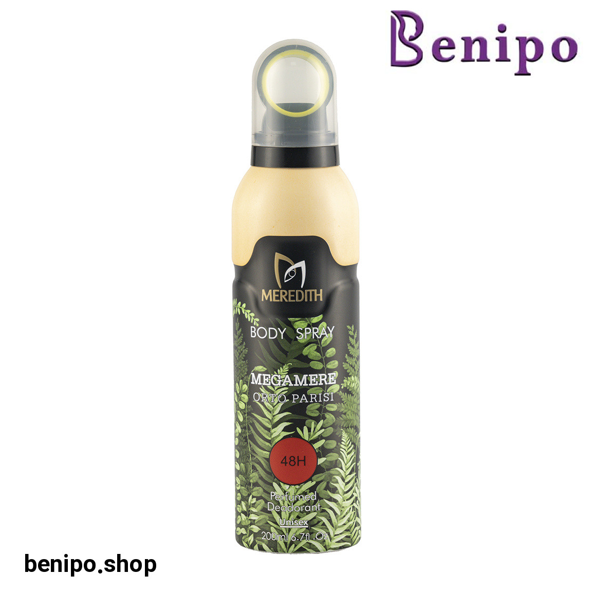 اسپری خوشبو کننده بدن زنانه مدل Megamere حجم 200 میلی لیتر