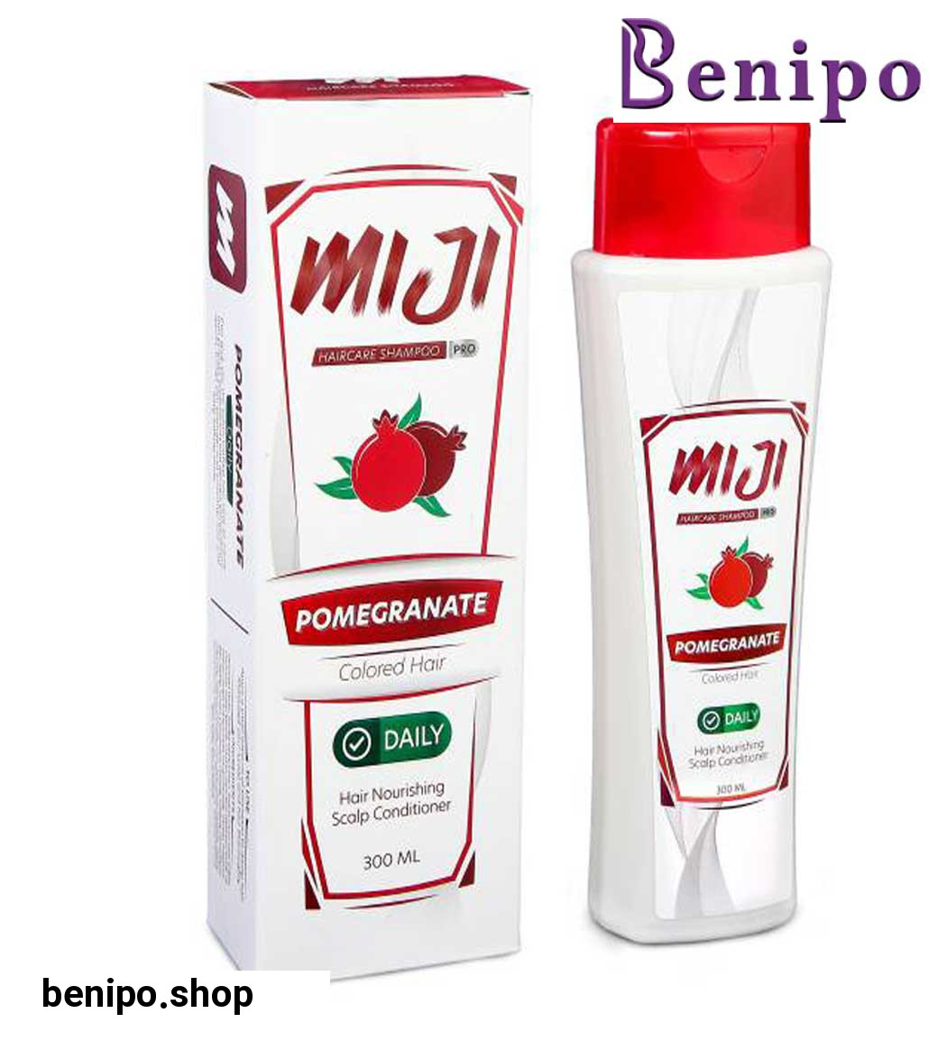 شامپو روزانه مدل انار تثبیت کننده رنگ مخصوص موهای رنگ شده حجم 300 میل