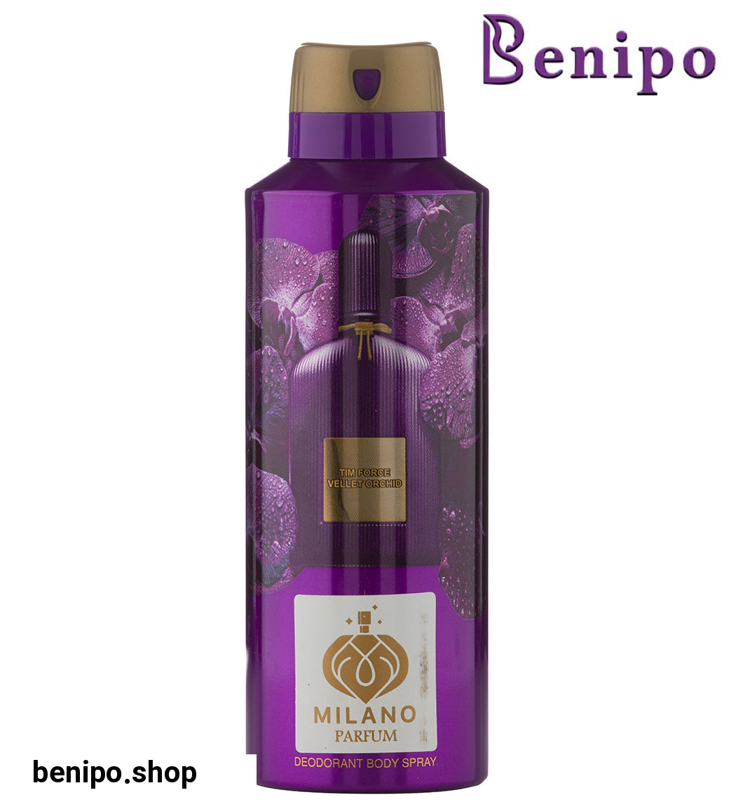 اسپری خوشبو کننده بدن مدل Timforce Vellet Orchid حجم 200میل