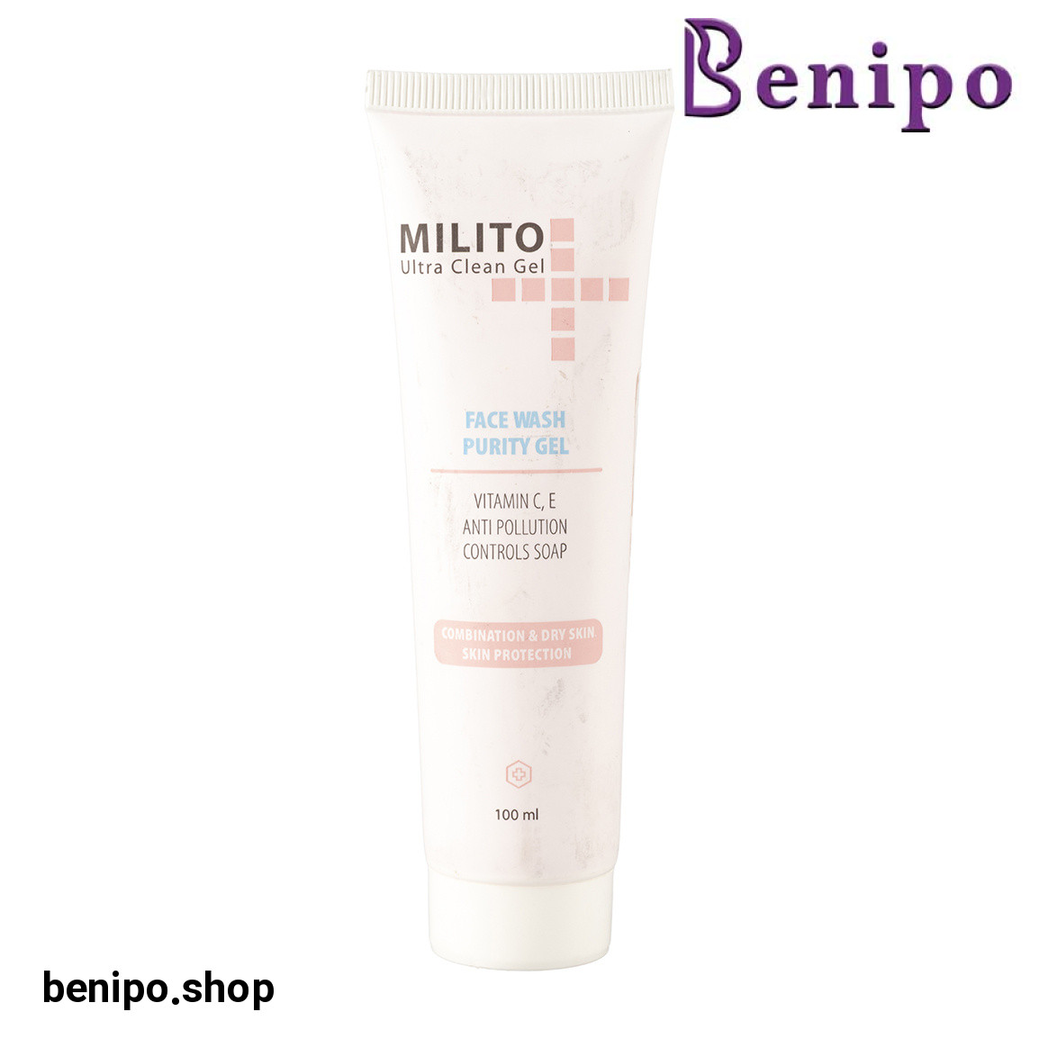 ژل شستشو صورت مناسب پوست خشک حجم 100 میلی لیتر