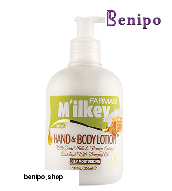 لوسیون دست و بدن شیر و عسل