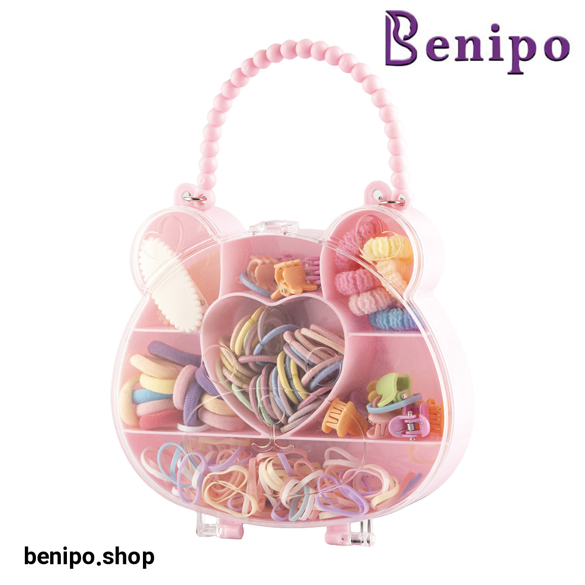 کیف کش مو مدل کندی بسته 7 عددی