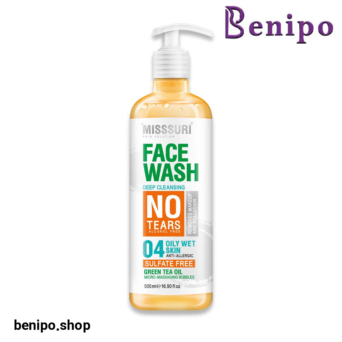 ژل شستشو صورت مناسب پوست چرب حجم 500 میلی لیتر