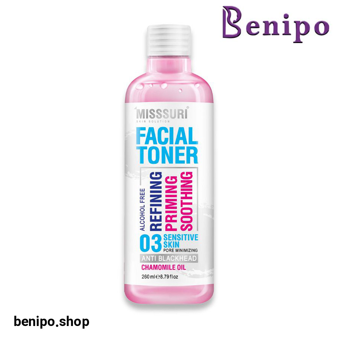 تونر صورت مناسب پوست حساس حجم 260 میلی لیتر