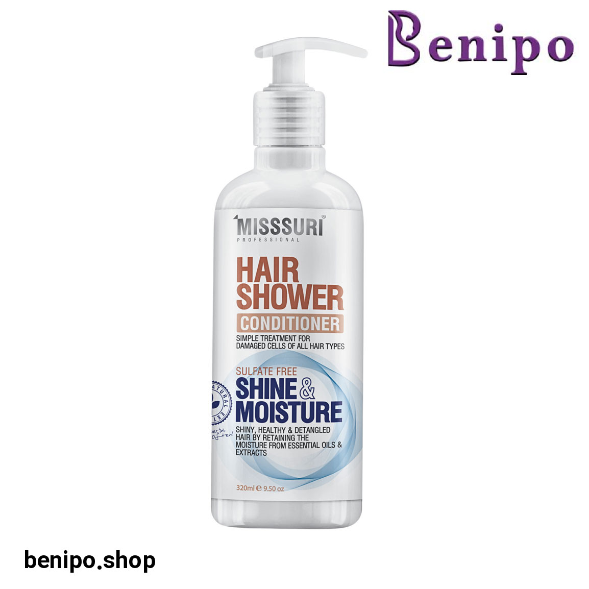 کرم نرم کننده مو حاوی کلاژن هیدرولیز شده و ویتامین ب با آبکشی حجم320 میل