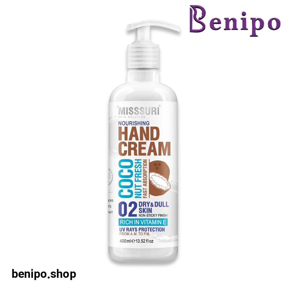 کرم مرطوب کننده دست مناسب پوست خشک حجم 400 میلی لیتر