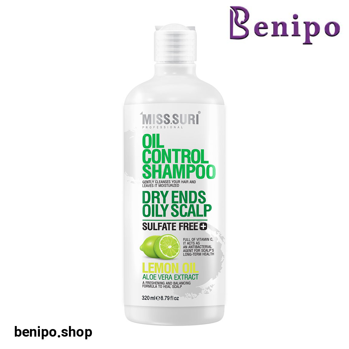 شامپو کنترل کننده چربی غنی شده با عصاره آلوئه ورا مخصوص مو چرب حجم 320 میل