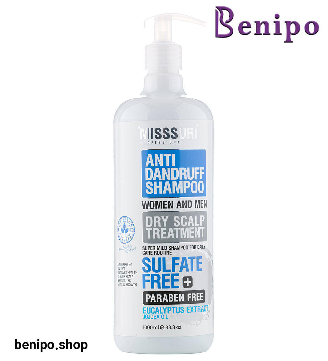 شامپو فاقد سولفات ضد شوره مناسب موی خشک حجم 1000 میل