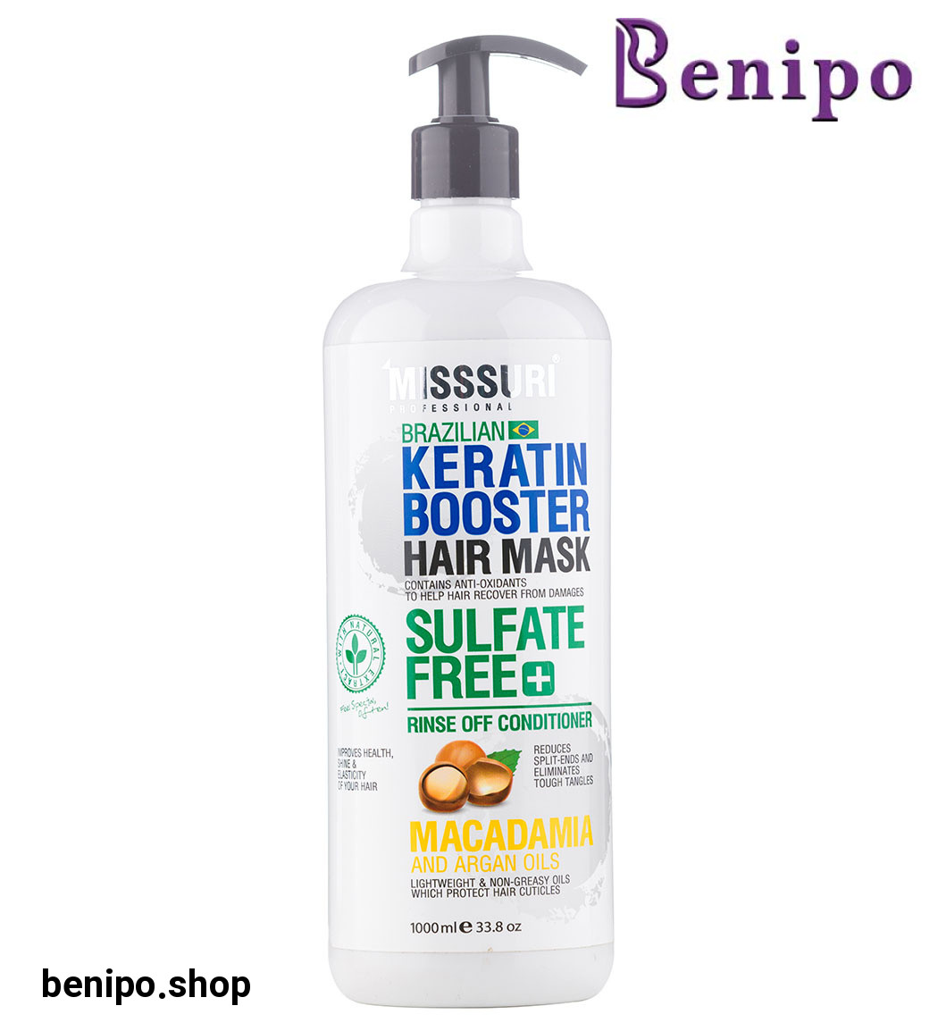 ماسک مو فاقد سولفات کراتین حجم 1000 میلی لیتر