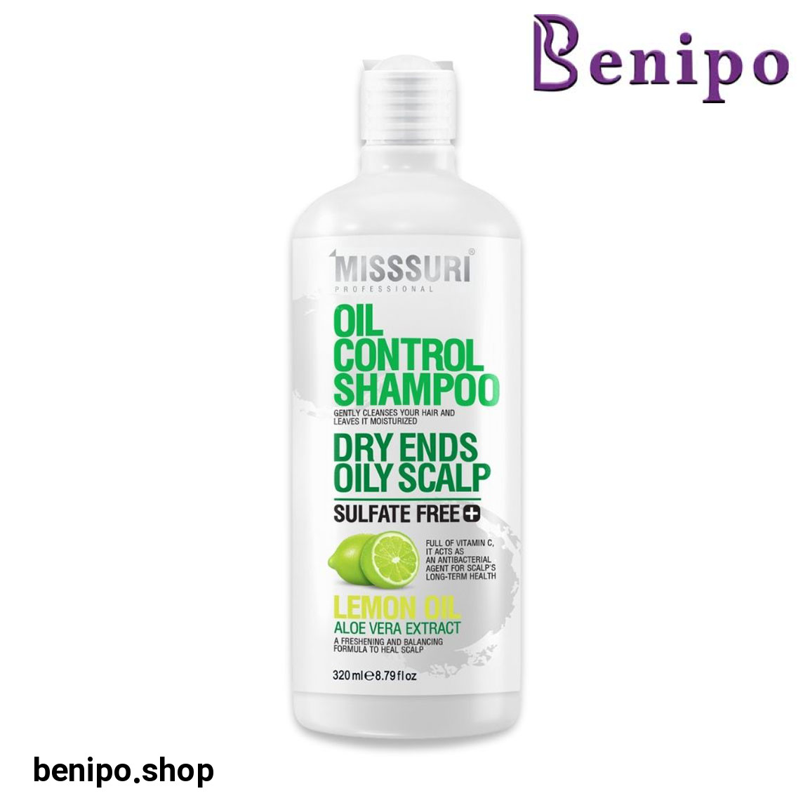 شامپو متعادل کننده چربی موی سر فاقد سولفات حجم 1000 میل