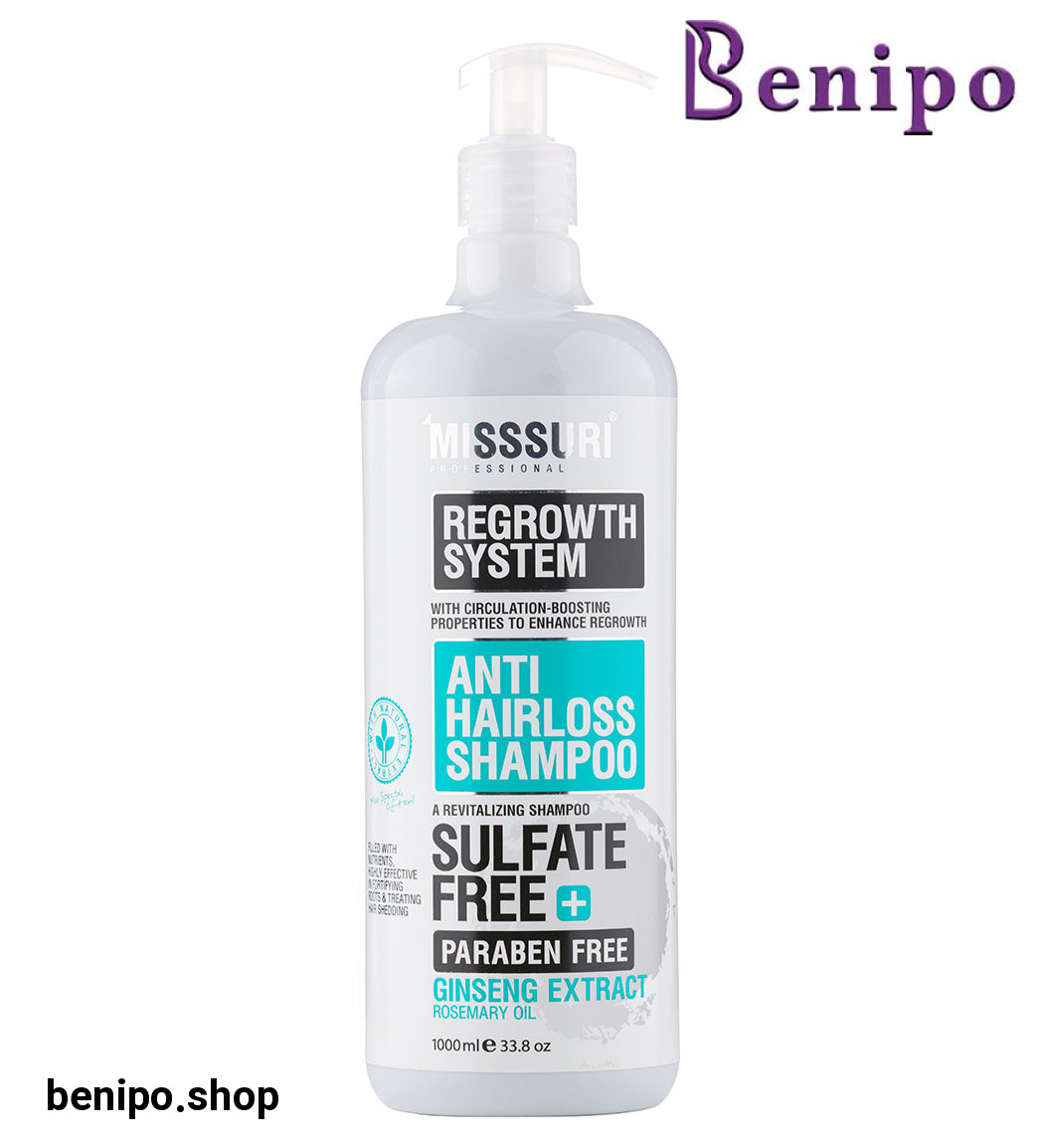 شامپو تقویت کننده و محرک رویش مو فاقد سولفات حجم 1000 میل