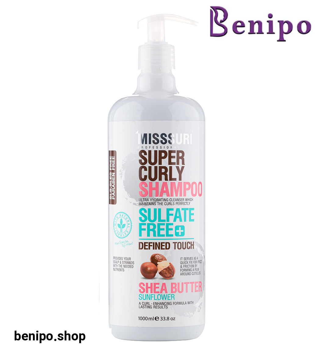 شامپو فاقد سولفات مناسب موهای فر حجم 1000 میلی لیتر